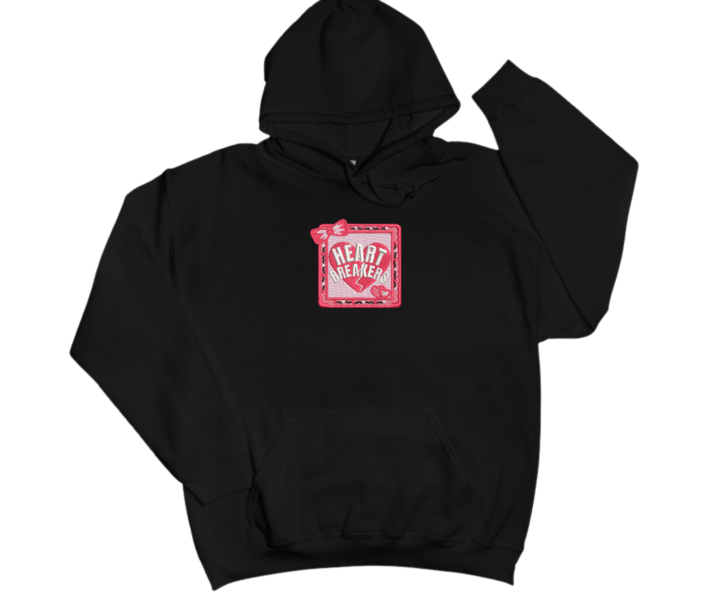 Embroidered Heart Breakers Hoodie