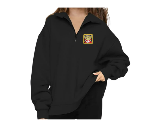 Embroidered Youth Glamour Girls Quarter Zip