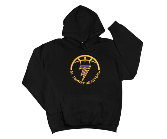 Embroidered St. Timothy Basketball Hoodie