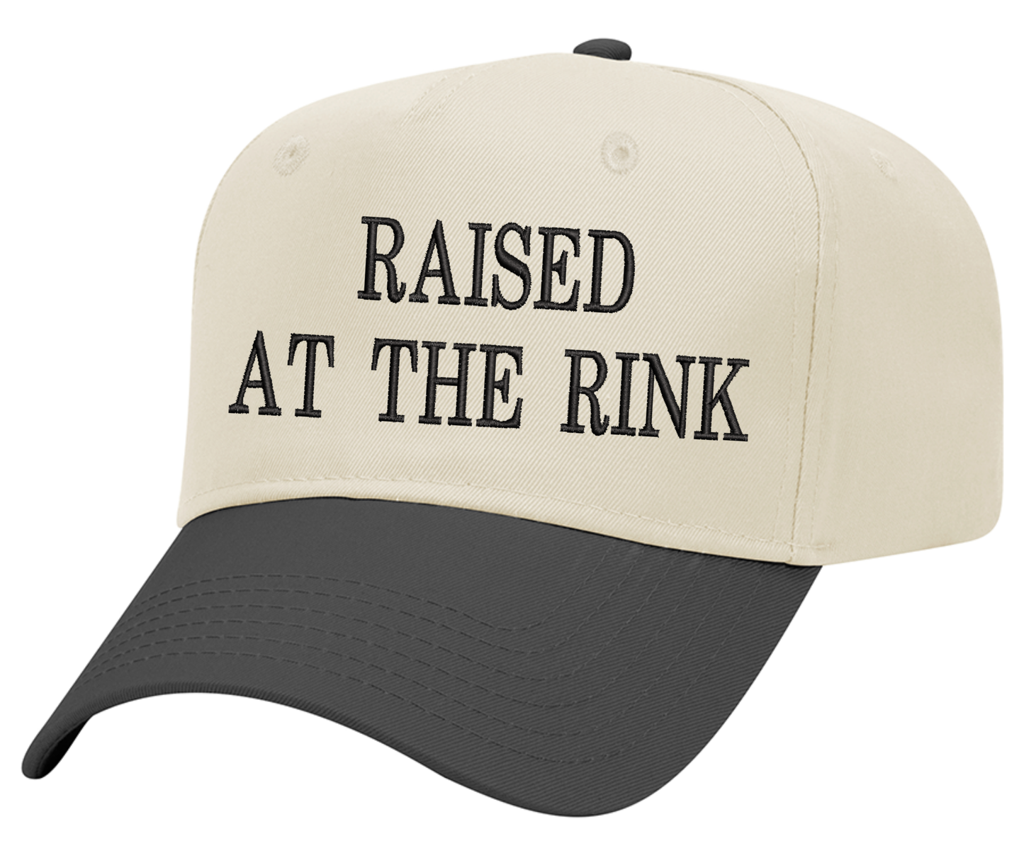 Embroidered Raised At The Rink Hat