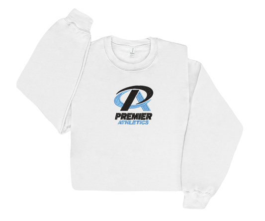 Embroidered Youth Premier Athletics Crewneck