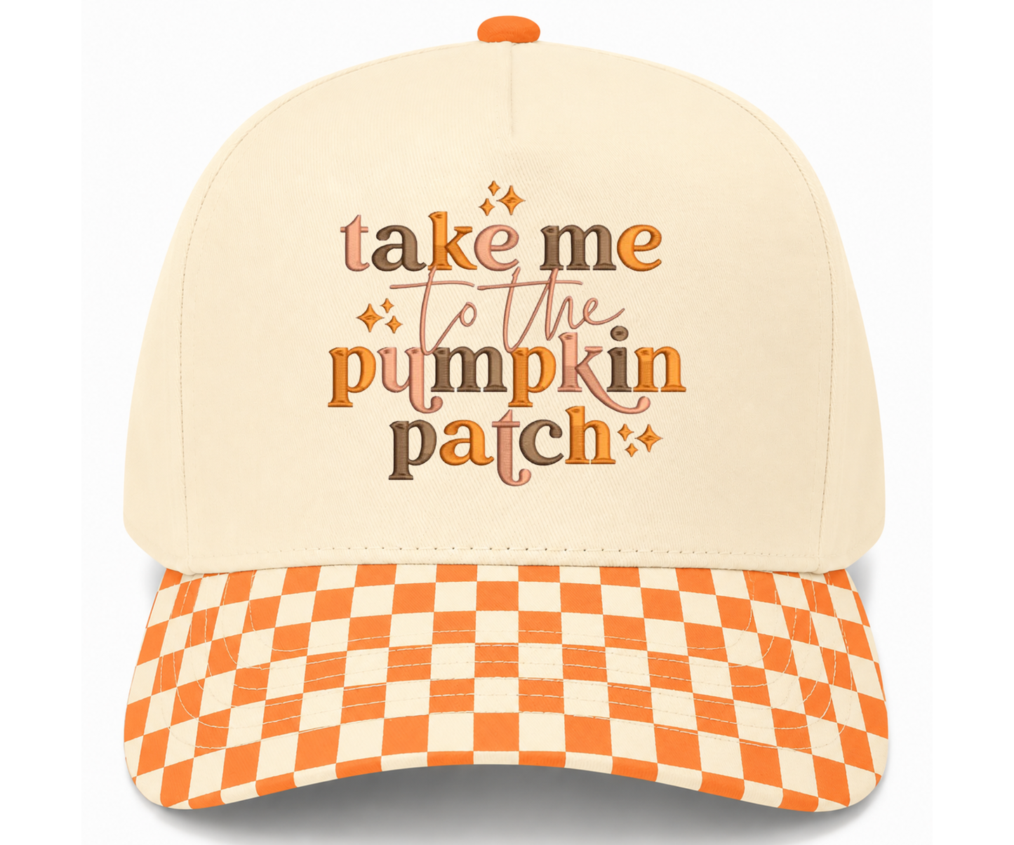 Embroidered Take Me To The Pumpkin Patch Hat