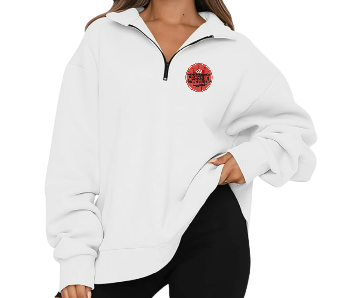 Embroidered Fenty Quarter Zip