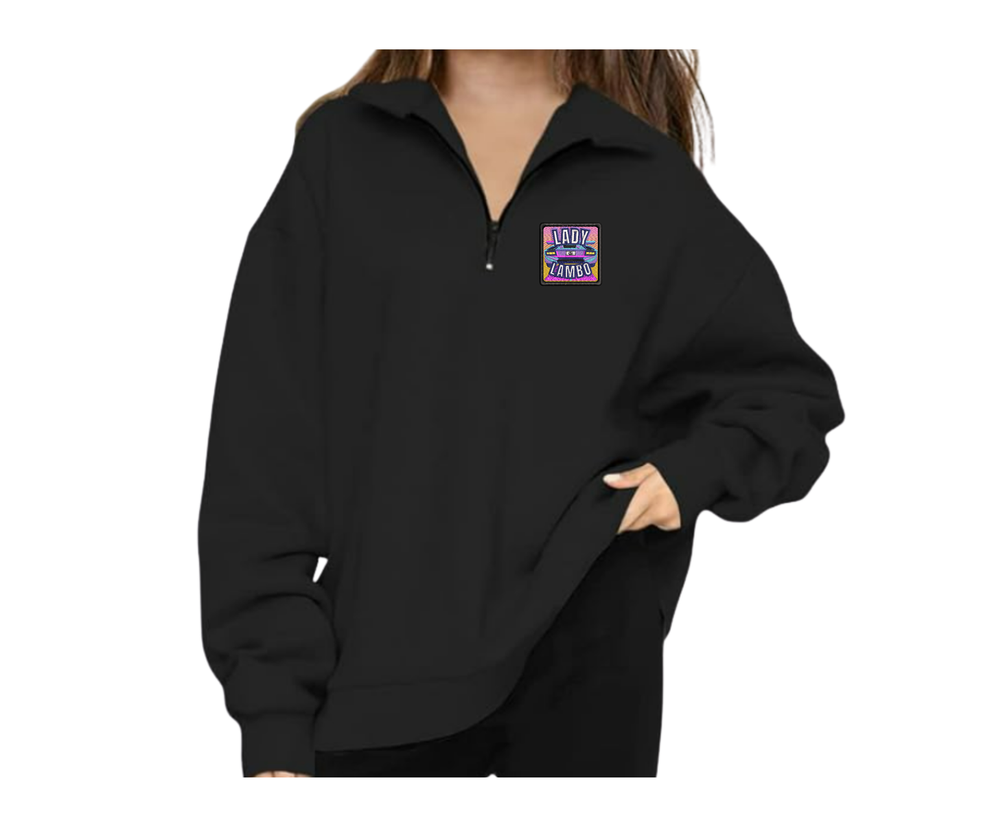 Embroidered Youth Lady Lambo Quarter Zip