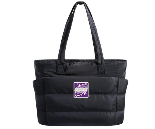 Embroidered Chrome Tote Bag