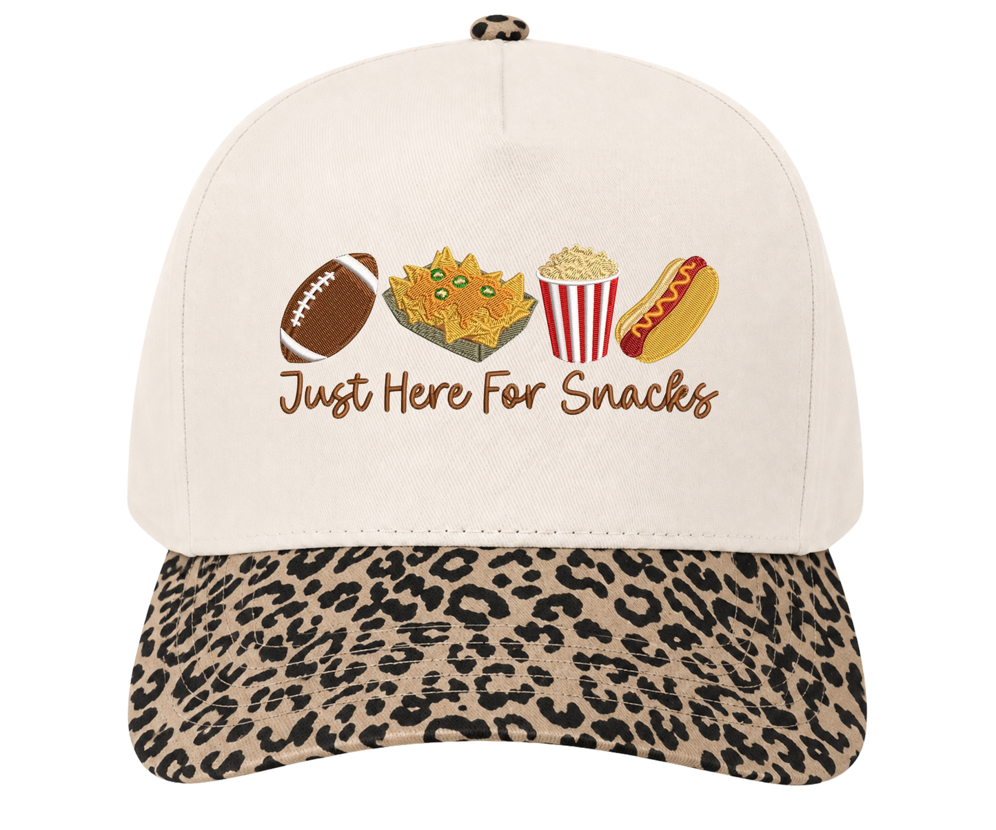 Embroidered Just Here For Snacks Hat