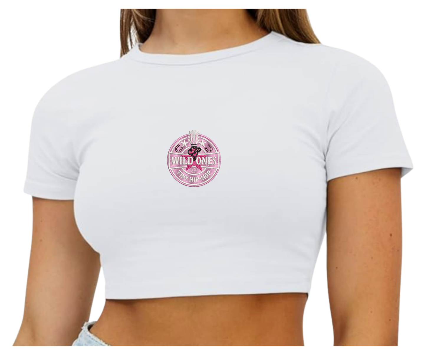 Embroidered Wild Ones Crop Top