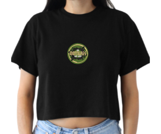 Embroidered Gotham Crop Top
