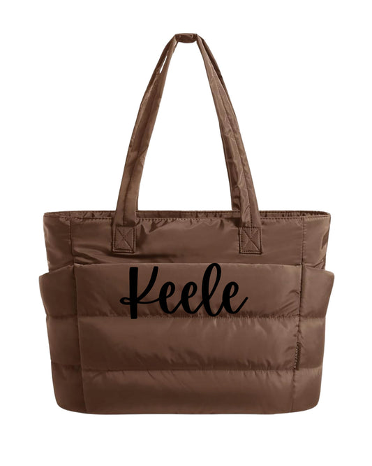 Embroidered Keele Tote Bag