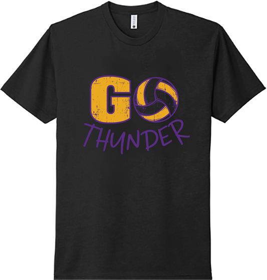 Go Thunder Volleyball youth unisex tee