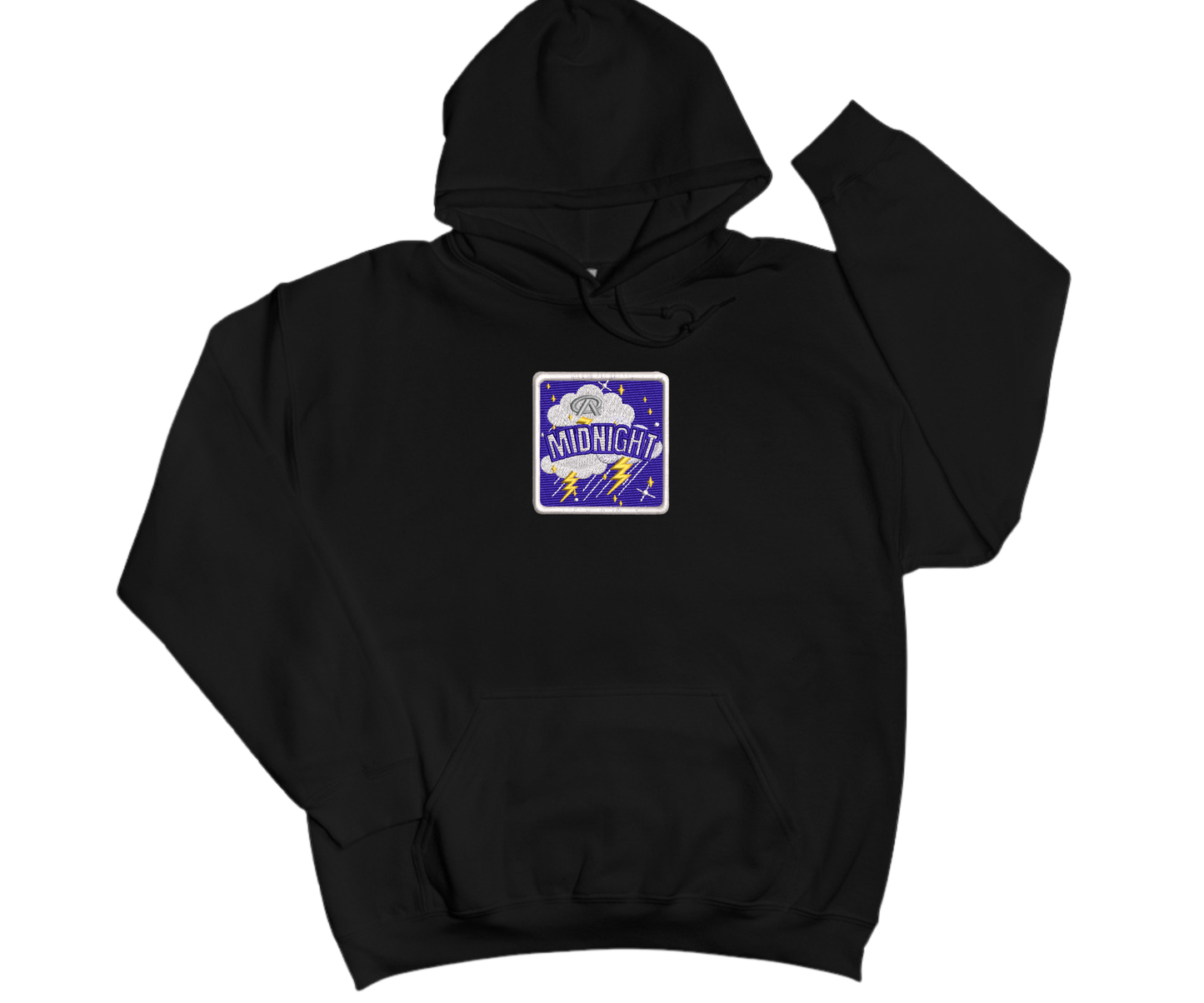 Embroidered Midnight Hoodie