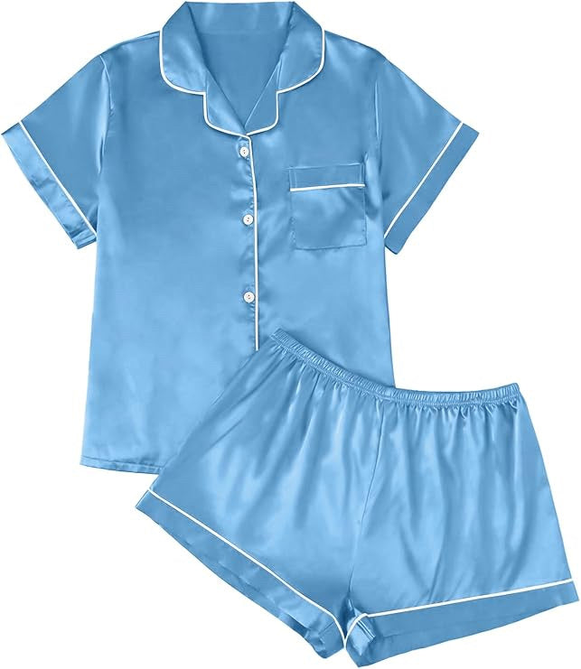 Embroidered Pajama set