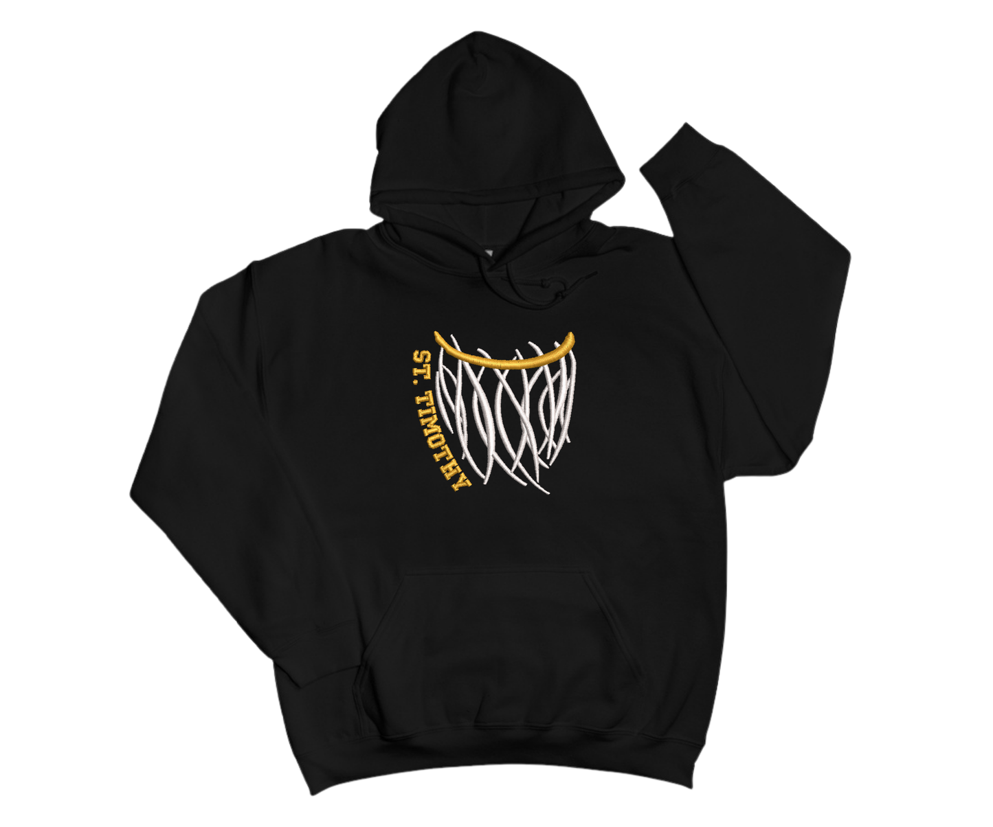 Embroidered St. Timothy Basketball Hoodie