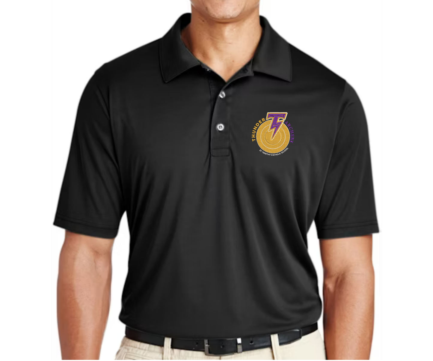 Embroidered St. Timothy Archery Polo