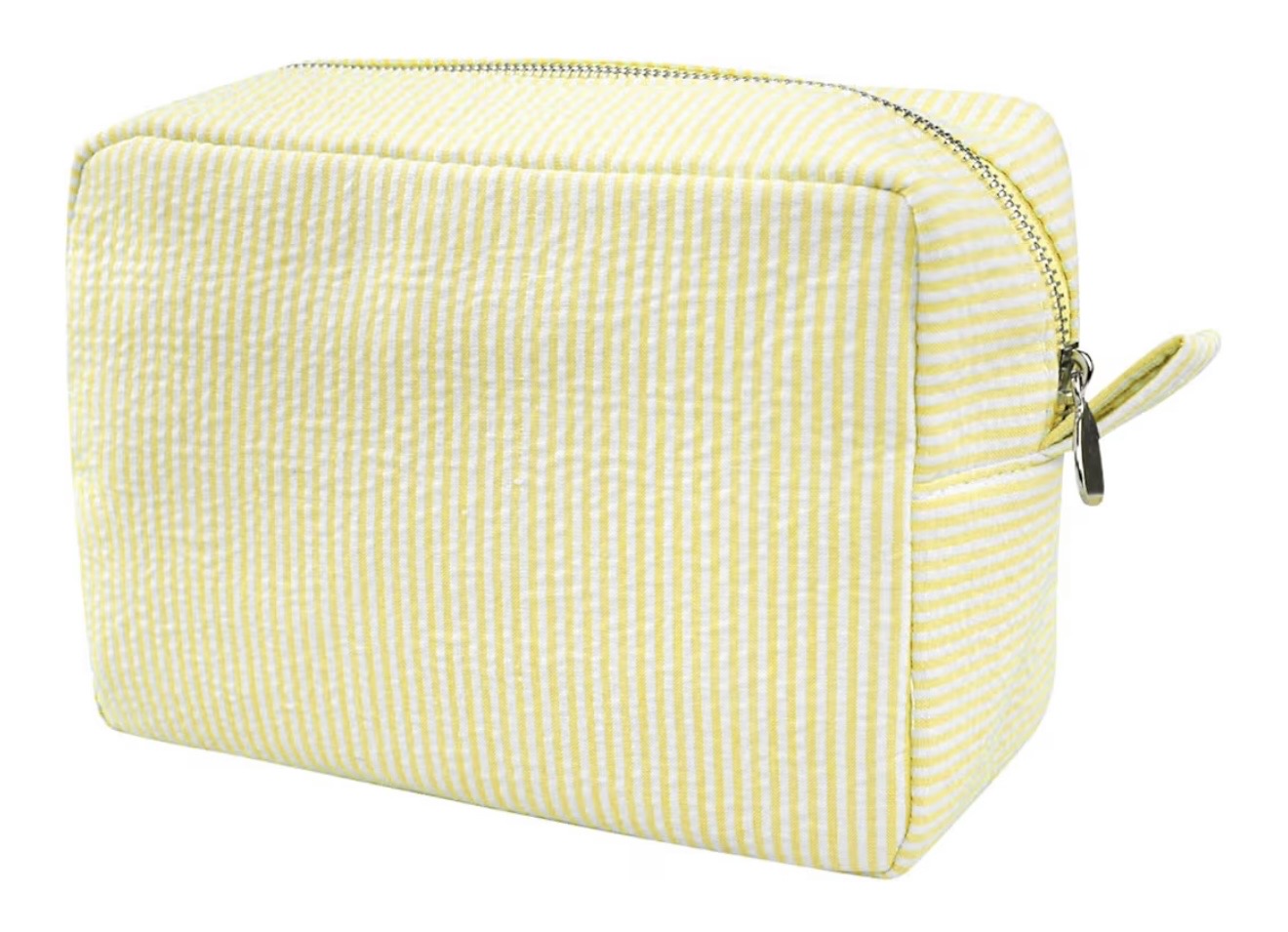 Embroidered Bow Makeup Bag