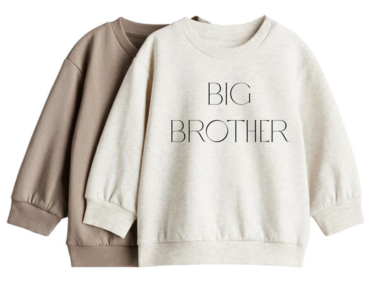 Embroidered Big Brother Crewneck