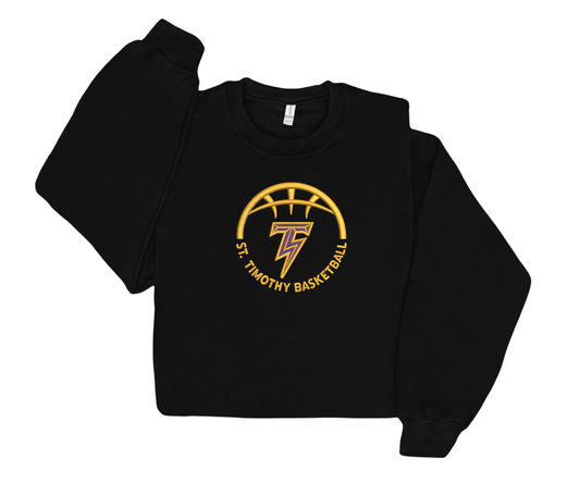 Embroidered St. Timothy Basketball Crewneck
