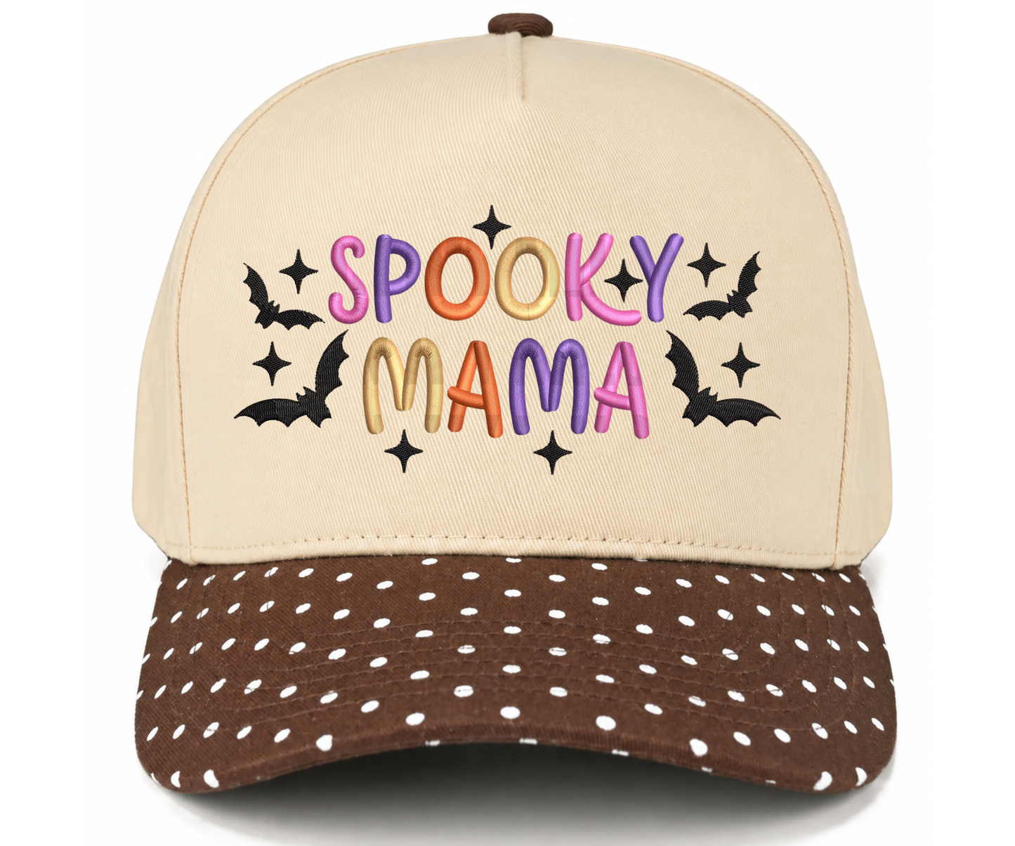 Embroidered Spooky Mama Hat