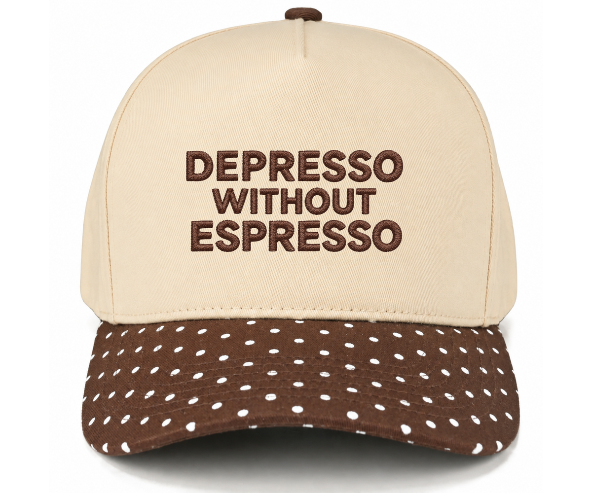 Embroidered Depresso Without Espresso Hat