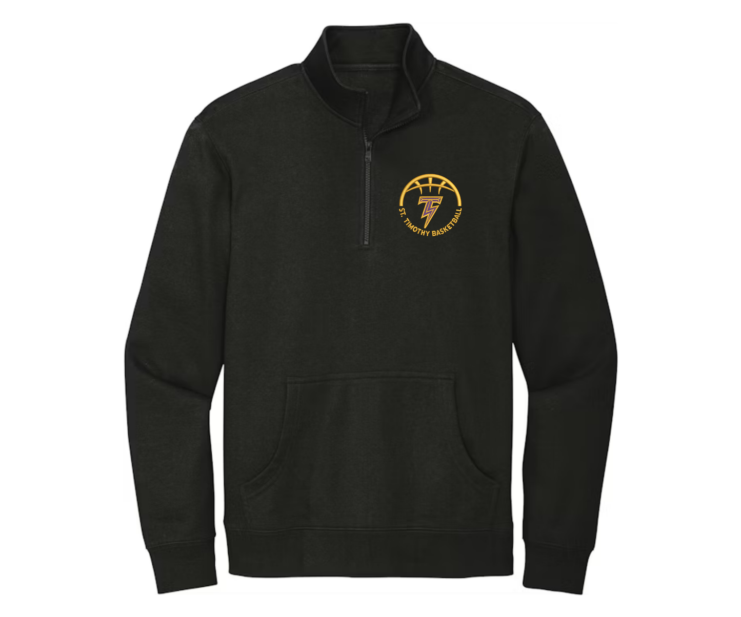 Embroidered St. Timothy Basketball Quarter Zip