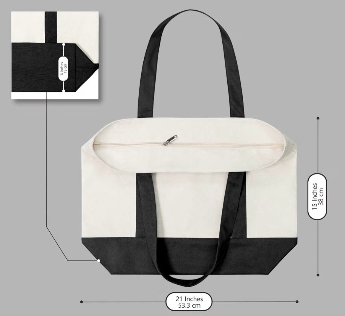 Embroidered Norse Hockey Tote Bag