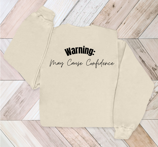 Contour Me Warning Crewneck Sweatshirt