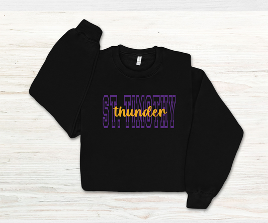 St Timothy Thunder Youth Crewneck Sweatshirt
