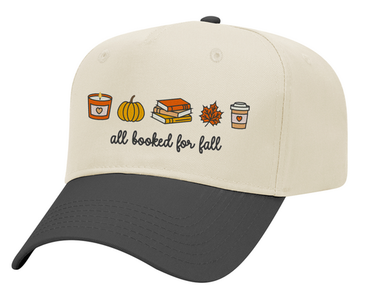 Embroidered All Booked For Fall Hat