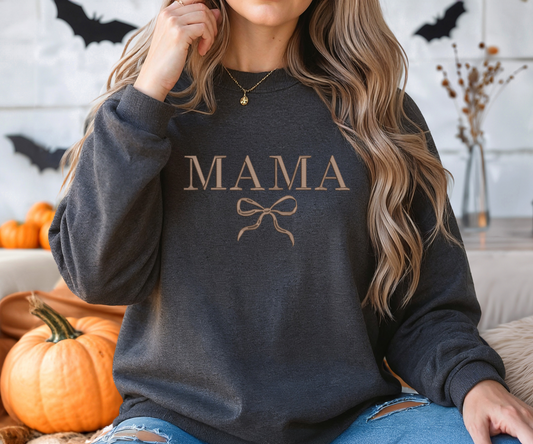 Embroidered Mama Crewneck