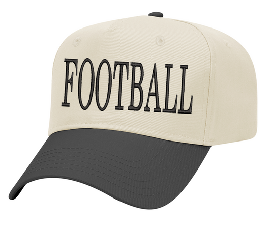 Embroidered Football Hat