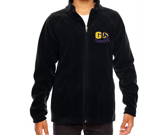 Embroidered Personalized Fleece Volleyball Jacket