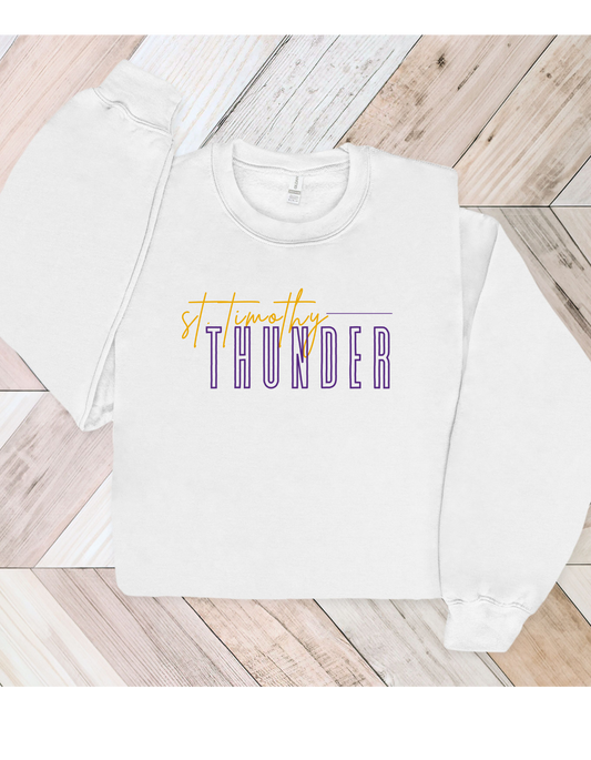 St Timothy Thunder Youth Crewneck Sweatshirt