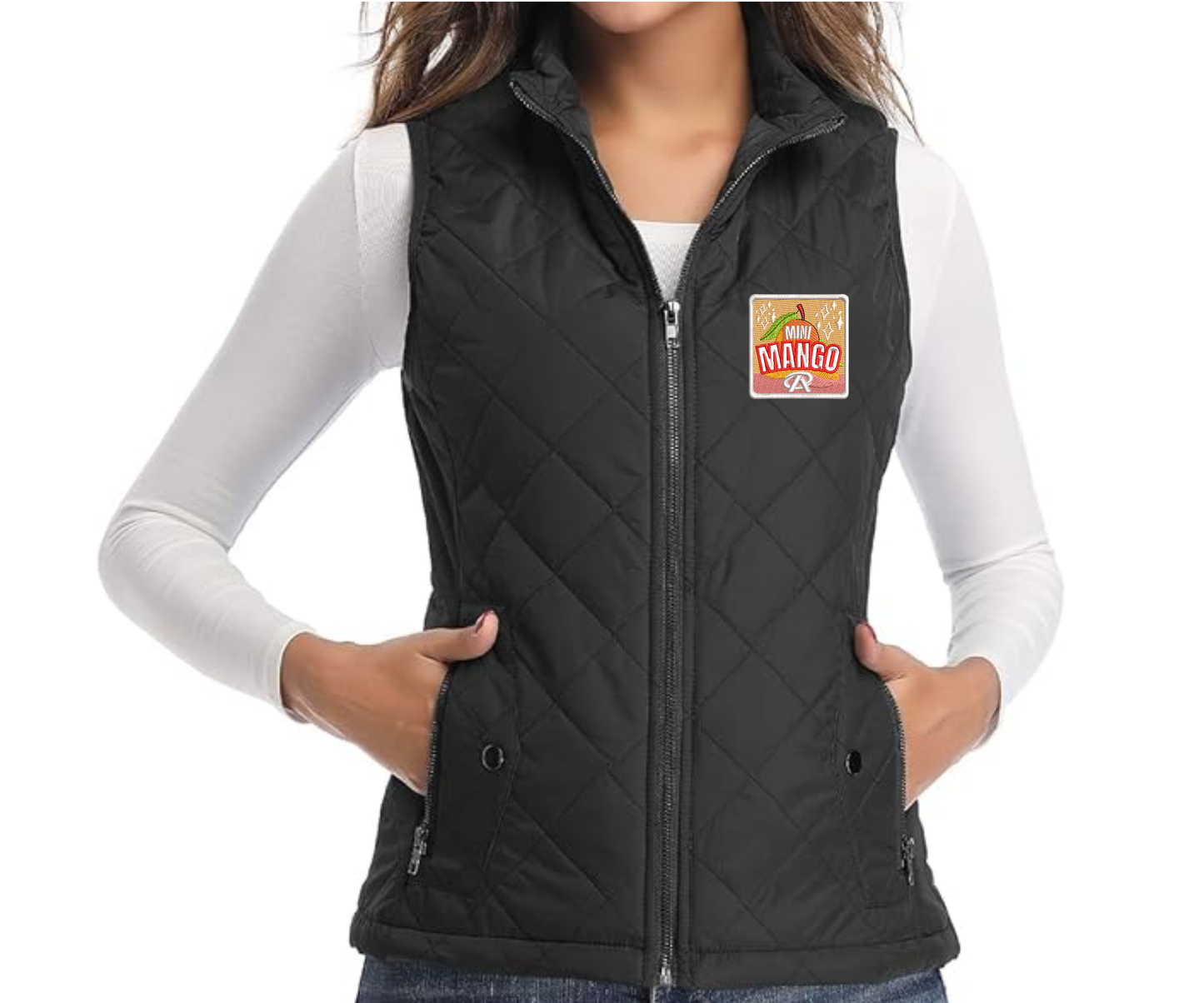 Embroidered Mini Mango Vest