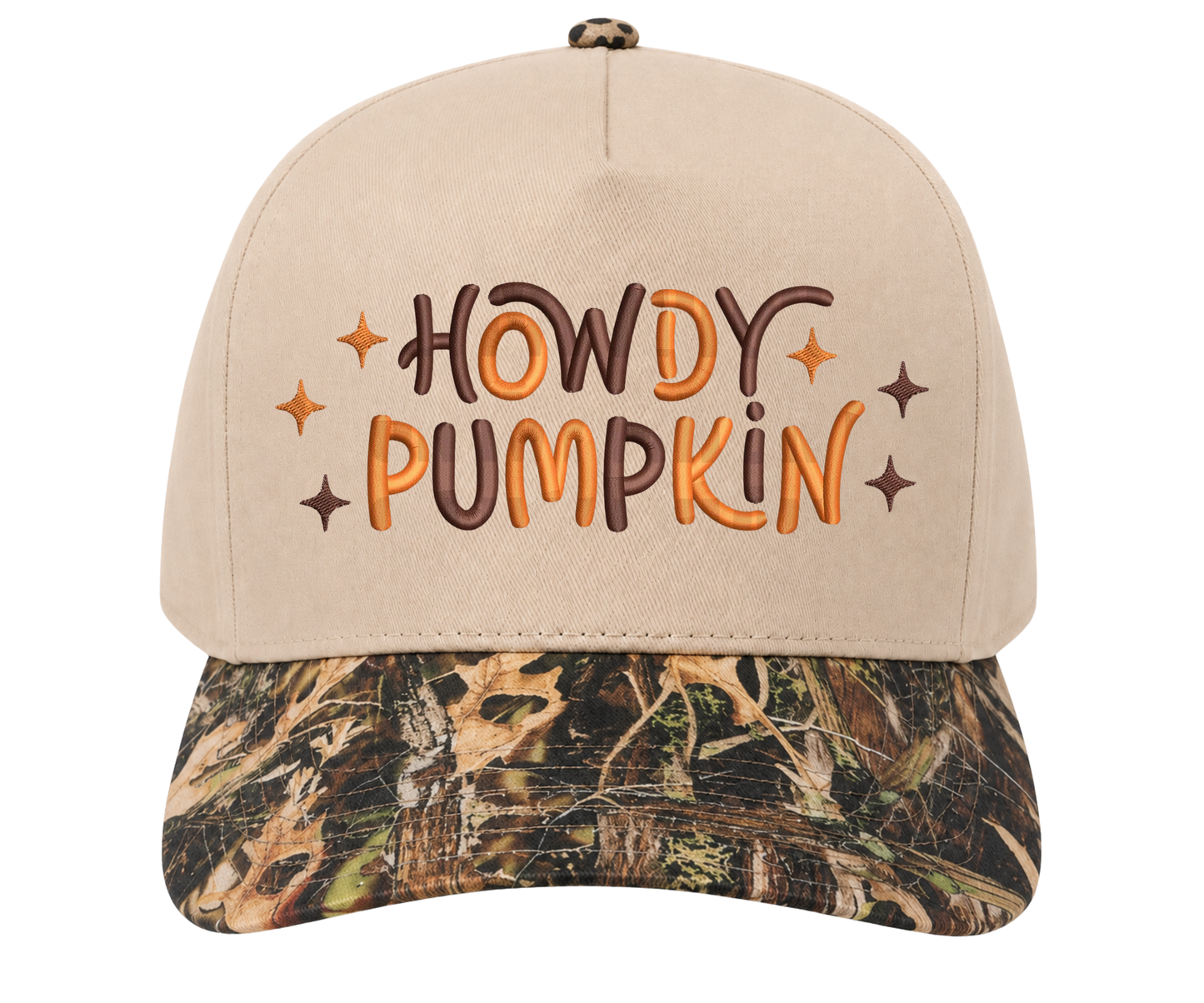 Embroidered Howdy Pumpkin Hat