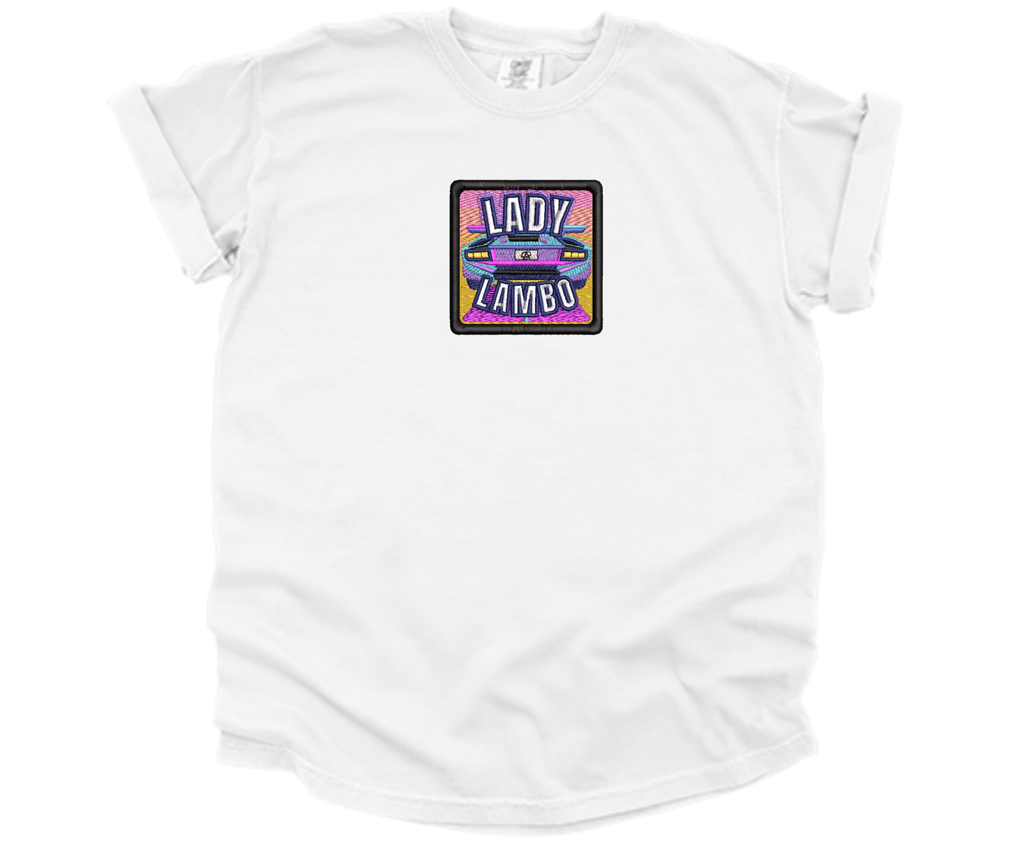 Embroidered Lady Lambo Tshirt