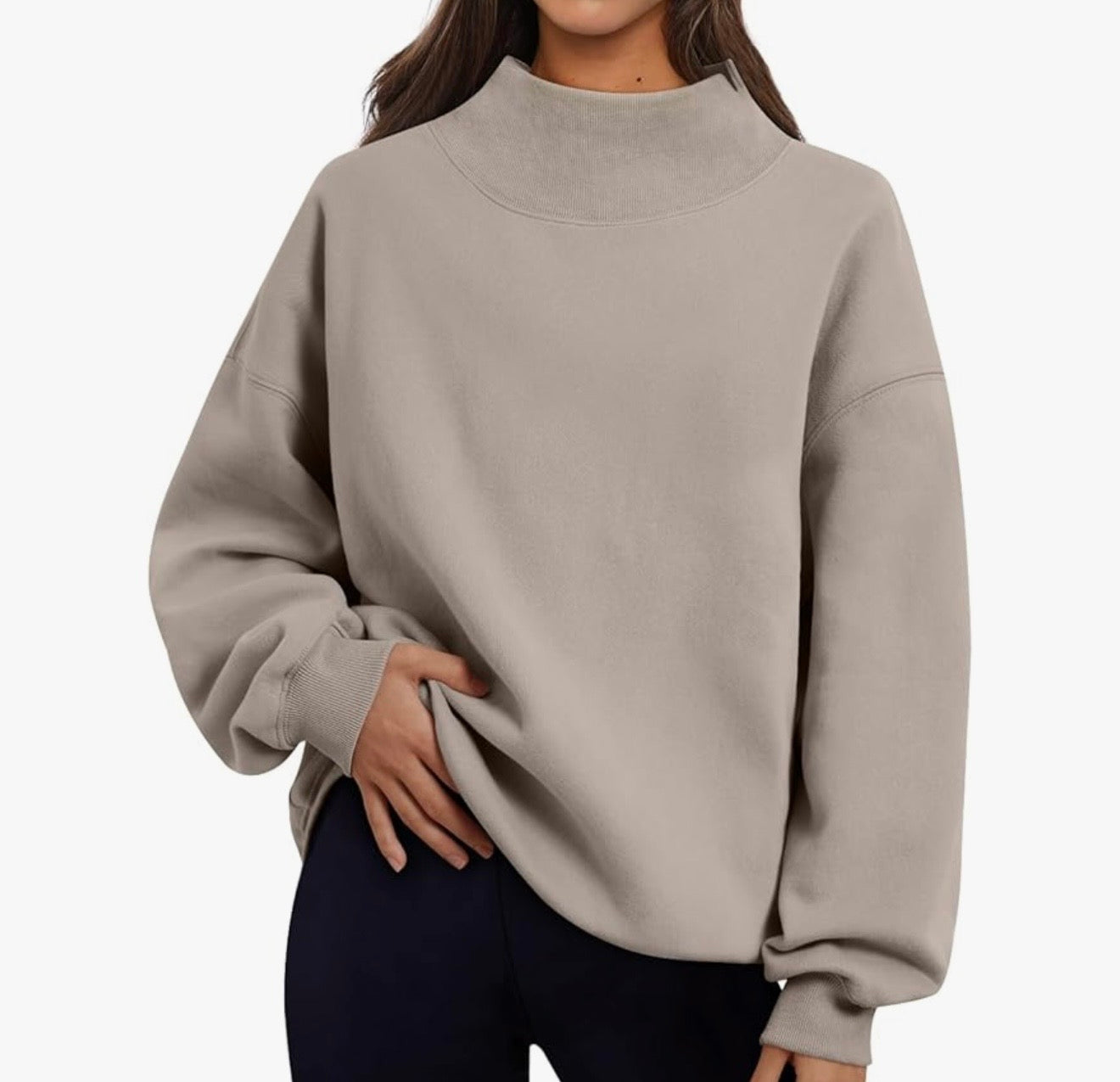 Embroidered Triple R Cookie Jar Mock Neck