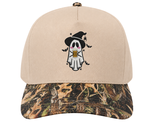 Embroidered Ghost Hat