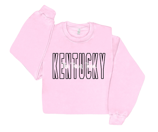 Twin Team Kentucky Embroidered Crewneck