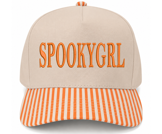 Puff Embroidered SPOOKYGRL Hat
