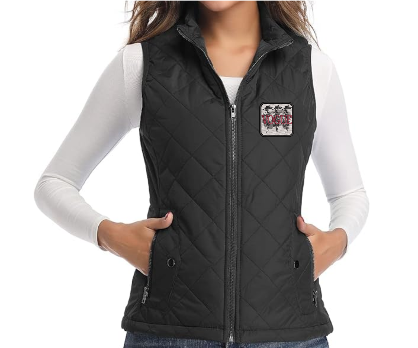 Embroidered Vogue Vest