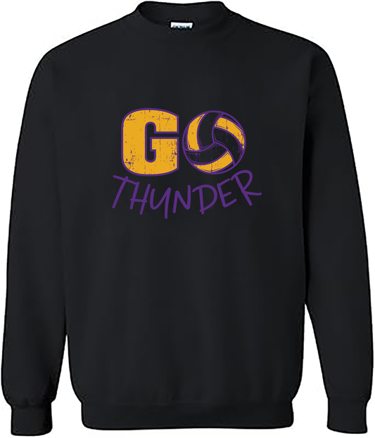 Go Thunder Volleyball Youth Crewneck