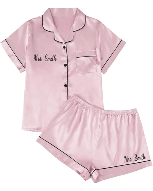 Embroidered Pajama set