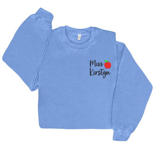 Embroidered Miss Kirstyn Crewneck