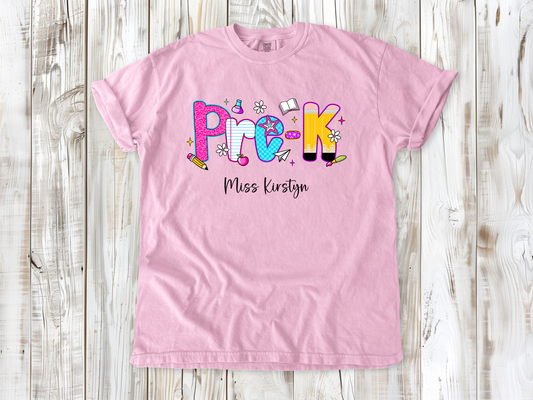Personalized Pre-K Tee