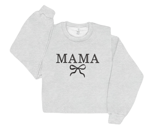 Embroidered Mama Crewneck
