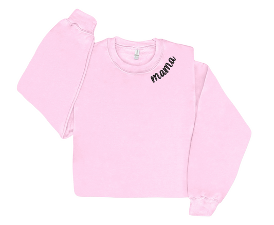 Embroidered Mama Crewneck