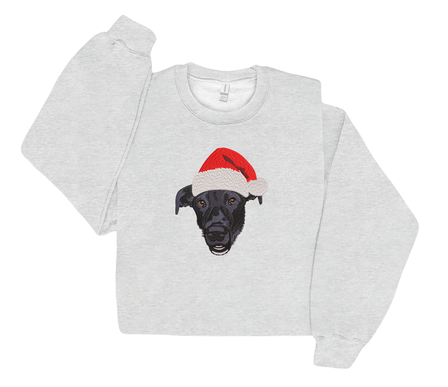 Embroidered Lab Crewneck