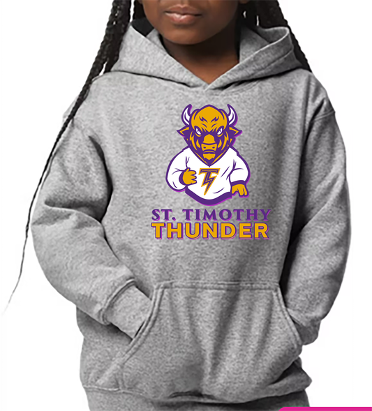 Thunder Mascot Youth Hoodie