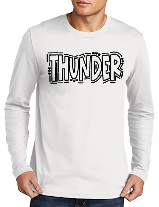 Thunder Doodle Long Sleeve T-shirt