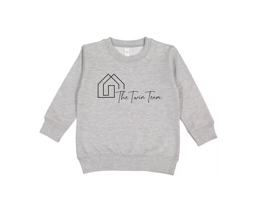 Twin Team YOUTH Embroidered Crewneck